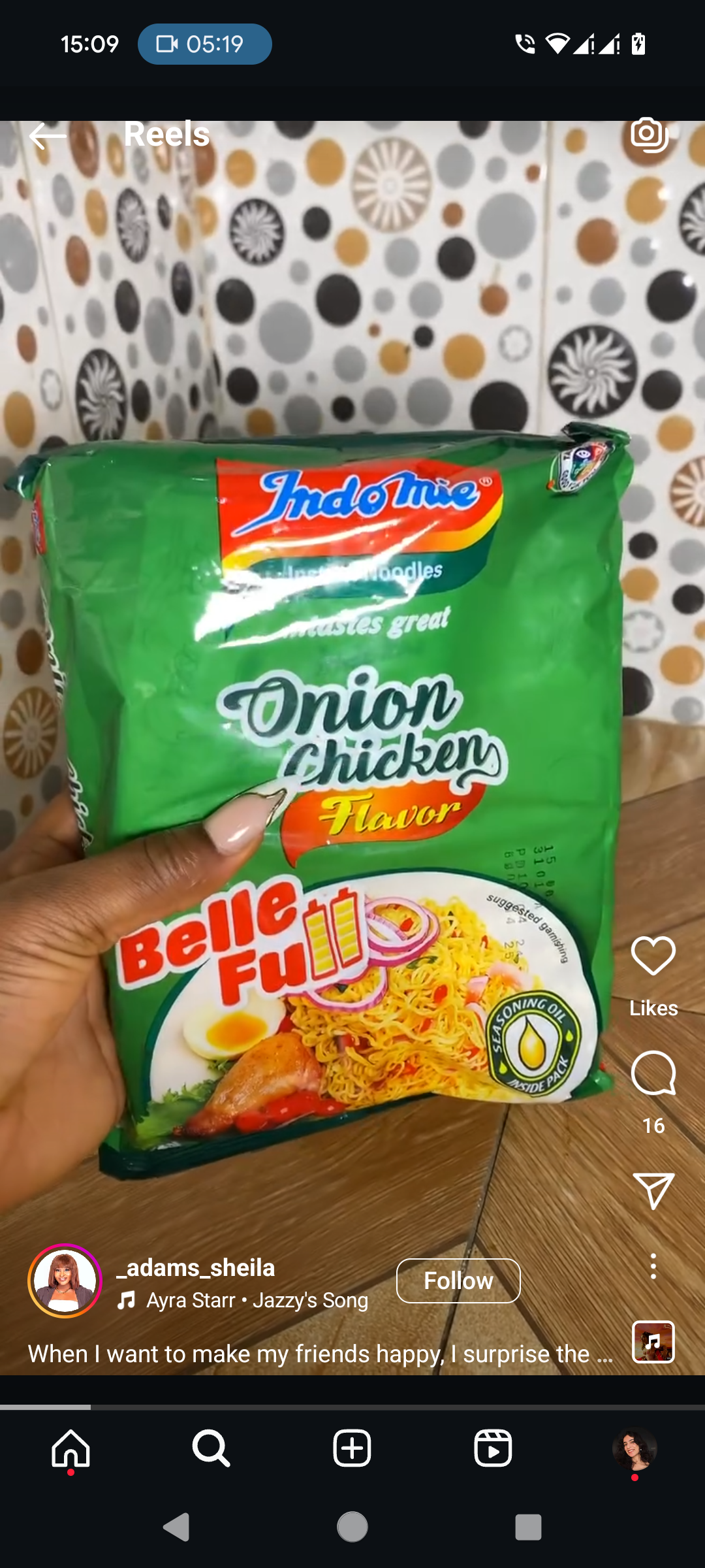 Indomie community post